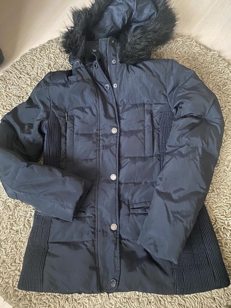 Women Jasper Conran Puffer Jacket Navy 38 / M / 46 #9JV2