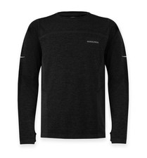 Karrimor Men's Xlite Running Top M Black Marl Long Sleeve Training Shirt BNWT