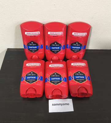 Old Spice Captain Deodorant Stick 48H Odor Protection 50ml x6