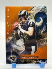 Sean Mannion 2015 Topps Platinum - Rookies Orange Refractor #147 (RC) Rams