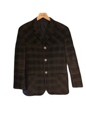 Versace Jeans Couture Velvet Pattern Blazer