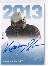 2013 Kawann Short Press Pass Blue  Auto  RC 33/50    #PPS-KS (A1637)