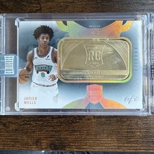 2024/25 Panini Eminence Jaylen Wells 1oz GOLD BAR True 1/1 RC Rookie Troy Ounce