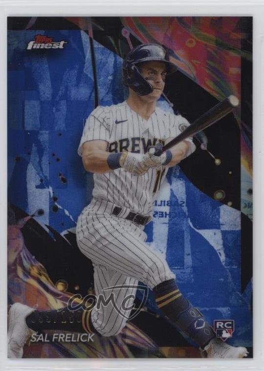 2024 Topps Finest Uncommon Blue Refractor 99/150 Sal Frelick #134 0vy7