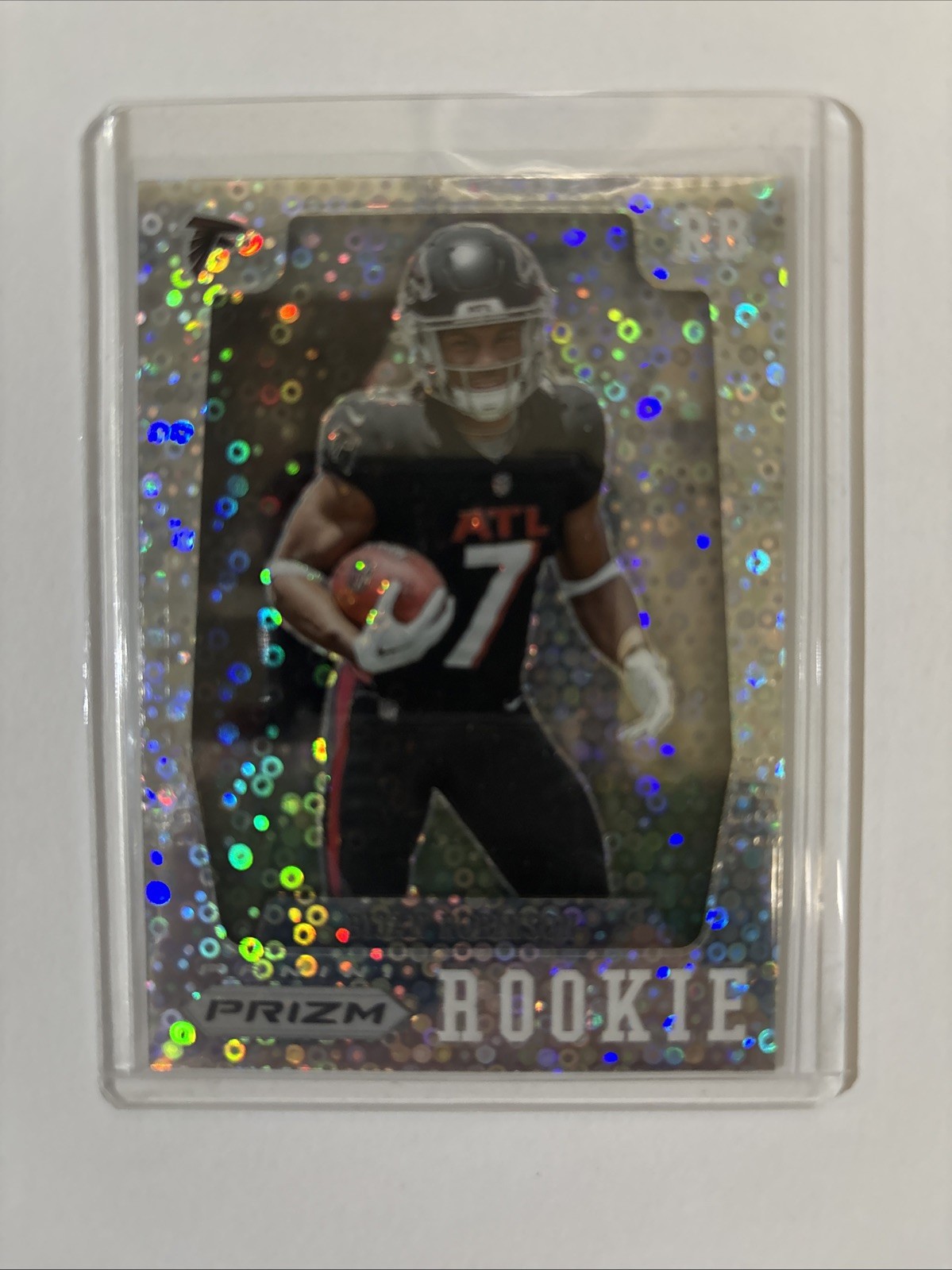 2023 Panini Prizm Flashback No Huddle Bijan Robinson #6 Rookie