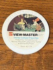 GAF View-Master 7 Reel Pak Disney Cartoon Favorites 2729 Great Condition