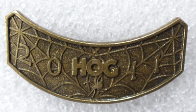 2011 HOG Spider Web Harley Owners Group Pin Badge Halloween Chapter Rare