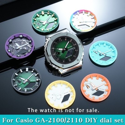 For Casio G-SHOCK GA2100 Modified Watch Dial CasiOak GA2100 Replacement MOD Kit