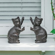 Cast Iron Sculptural Bookends