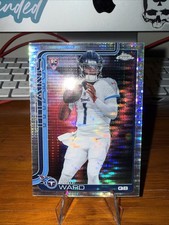 Topps Chrome Pulsar Refractor Cam Ward  Rookie Card #314 Tennessee Titans NFL 