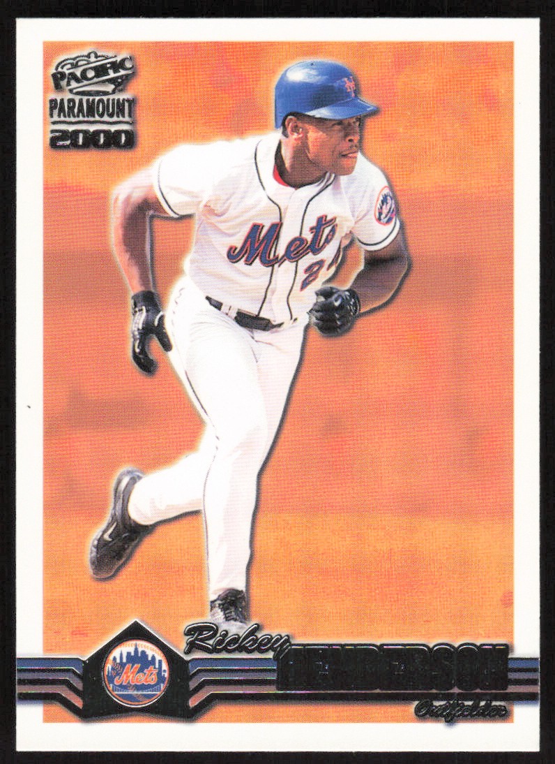 2000 Pacific Paramount Rickey Henderson Baseball Card #149 - New York Mets