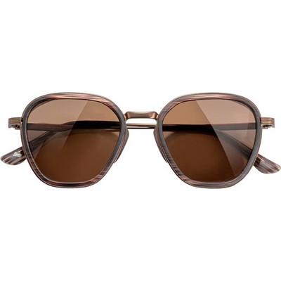 Bernina 2401 Sunglass Arm in Copper-Tone Bernina Polarized Sunglasses – Sunski main image 3