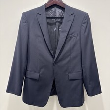 Emporio Armani Men s David Lane Striped Sport Coat Blazer SZ 50 Dark Navy Wool