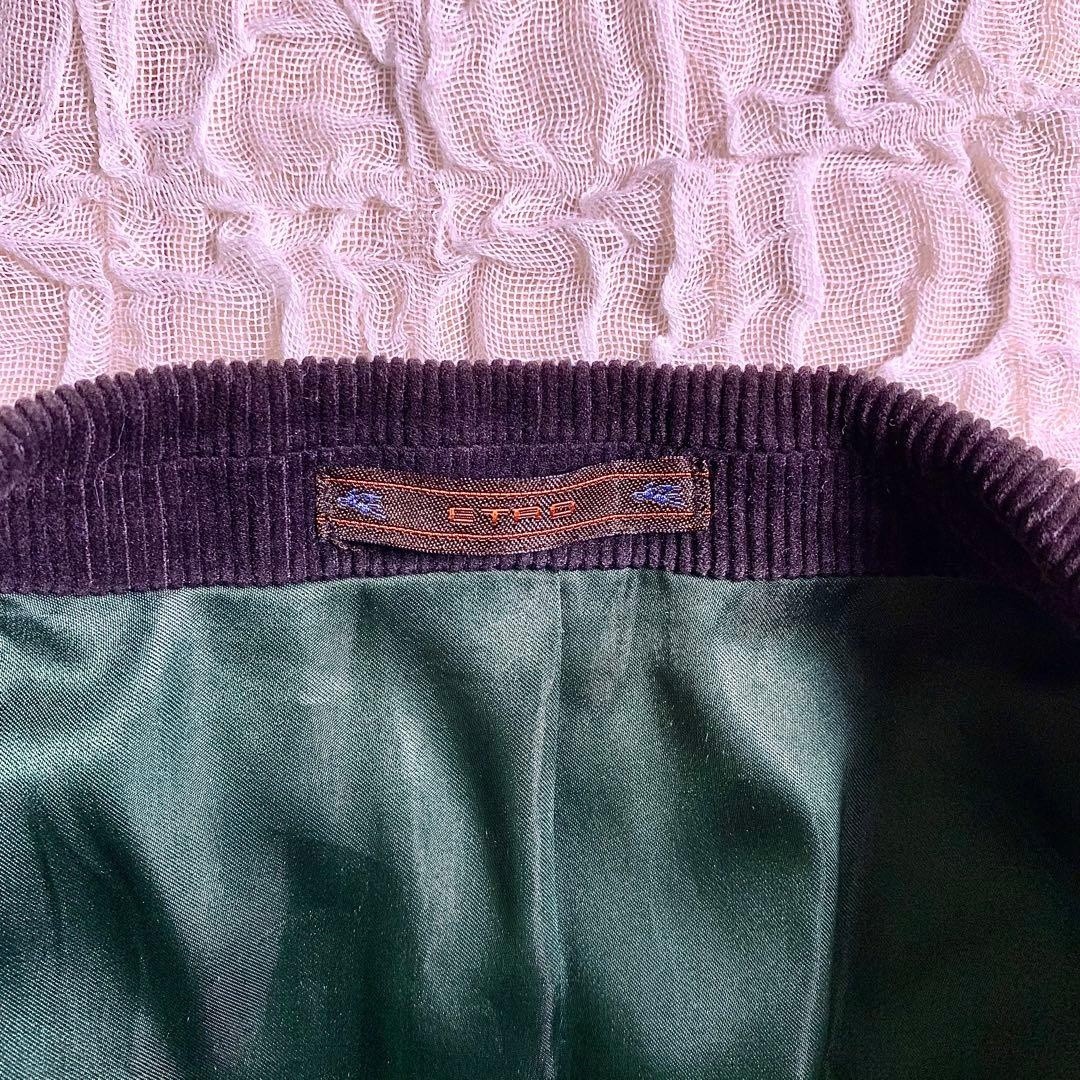 ETRO Tailored Blazer Check Wool Patchwork Corduro… - image 7