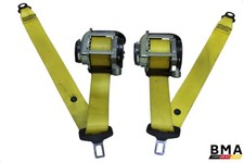 Porsche 718 Spyder Rs Left Right Yellow Seatbelt Set 2 2024 2025 Oem Porsche 718 Spyder Rs Left Right Yellow Seatbelt Set 2 2024 2025 Oem