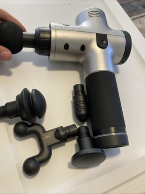 HyperIce Hypervolt Percussive Massager Massage Gun 53000 001-00 Silver/Black