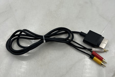 Xbox 360 Composite AV Cable Genuine Microsoft RCA Video Audio Cord OEM X82137600