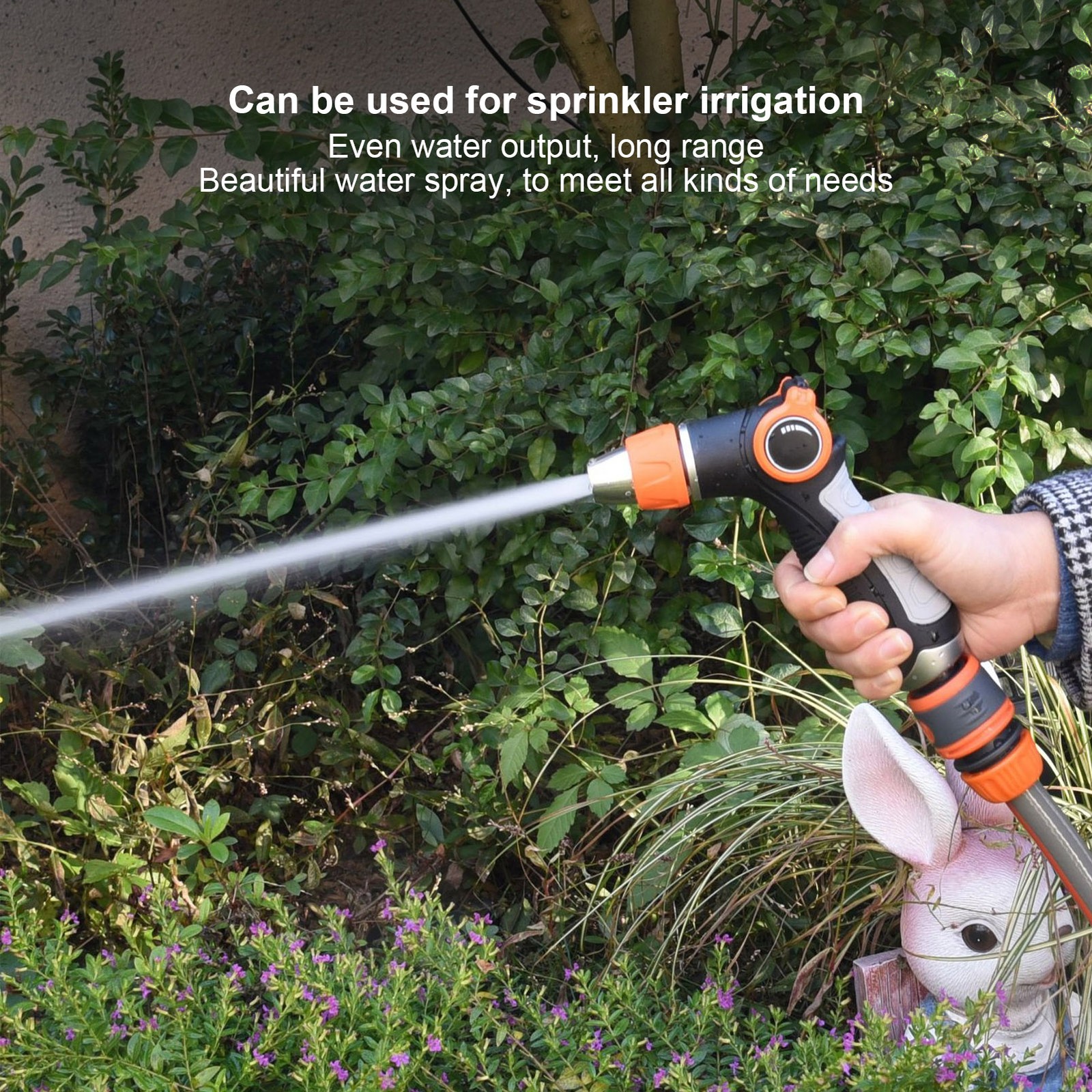 Garden Hose Nozzle Hose Rotating Adjustment Hose Thumb Sprayer For Watering Car