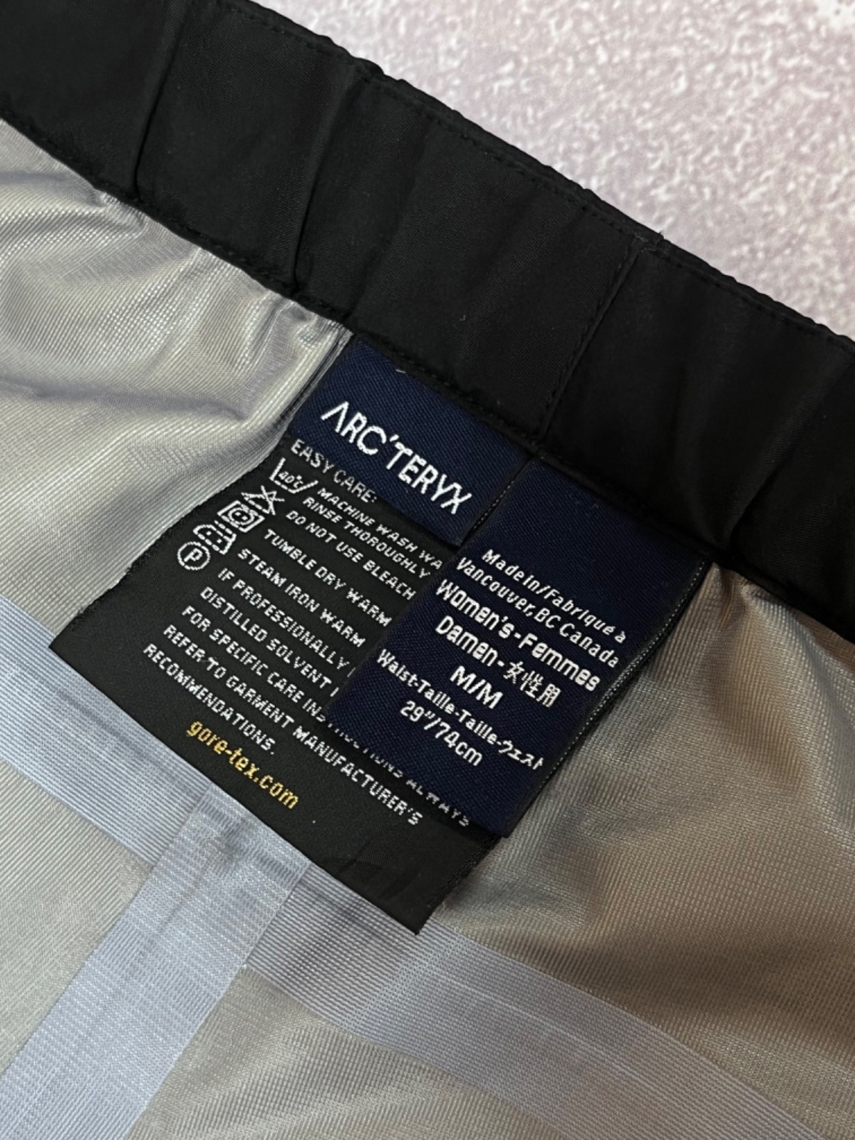 ARC'TERYX GORE-TEX BIB PANTS VINTAGE SKI SNOWBOARD HIKING SIZE M MADE IN CANADA thumbnail 8