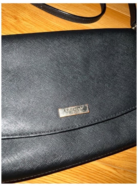 Kate Spade Black Rectangular Leather Crossbody Ba… - image 3