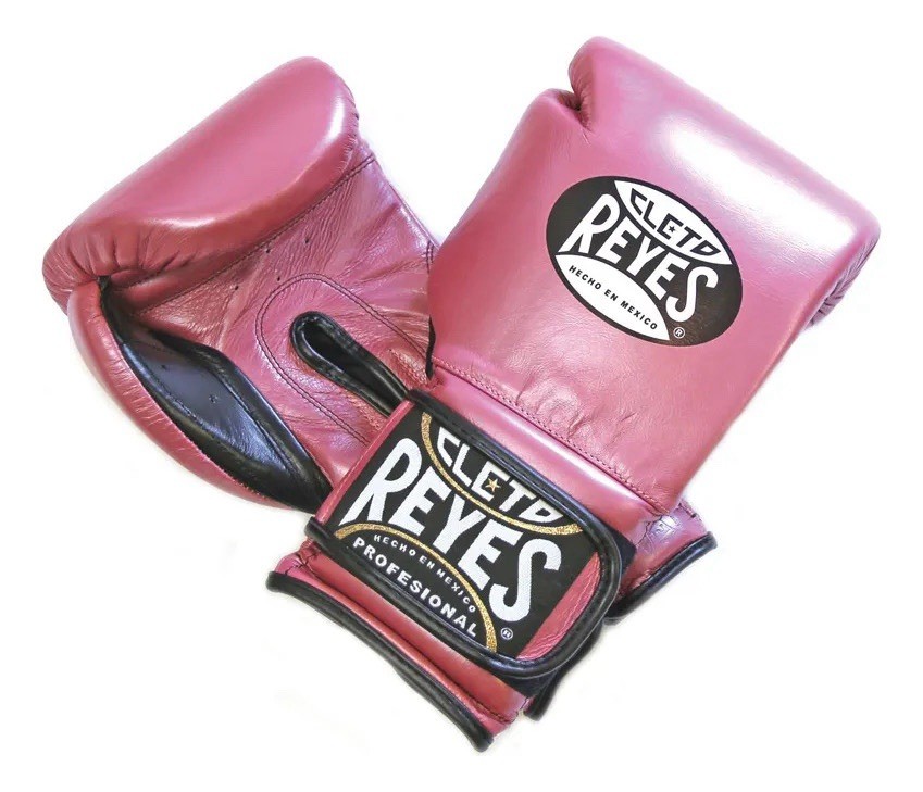 RARE PRO Pink CLETO REYES Boxing Gloves Strap Closure Sparring