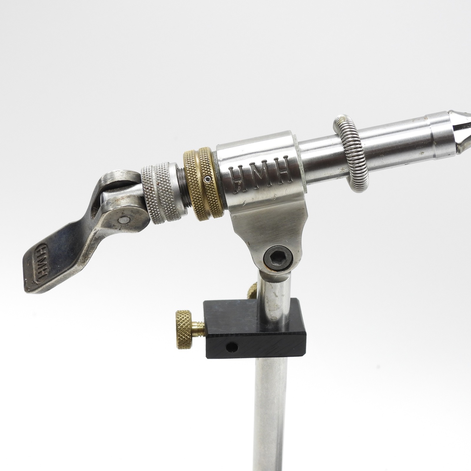 HMH Spartan Fly Tying Vise. W/ Profile Plate, Spare Jaw, & Box.