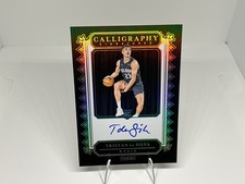 Tristan Da Silva 2024 Panini Origins Calligraphy Auto RC #CAL-SIL - On Card Auto