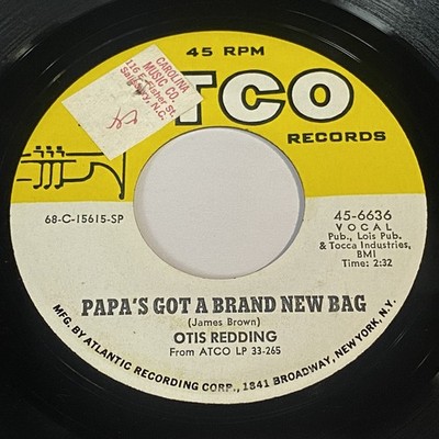 Otis Redding: Papa's Got A Brand New Bag / Direct Me 45 - Atco - Soul