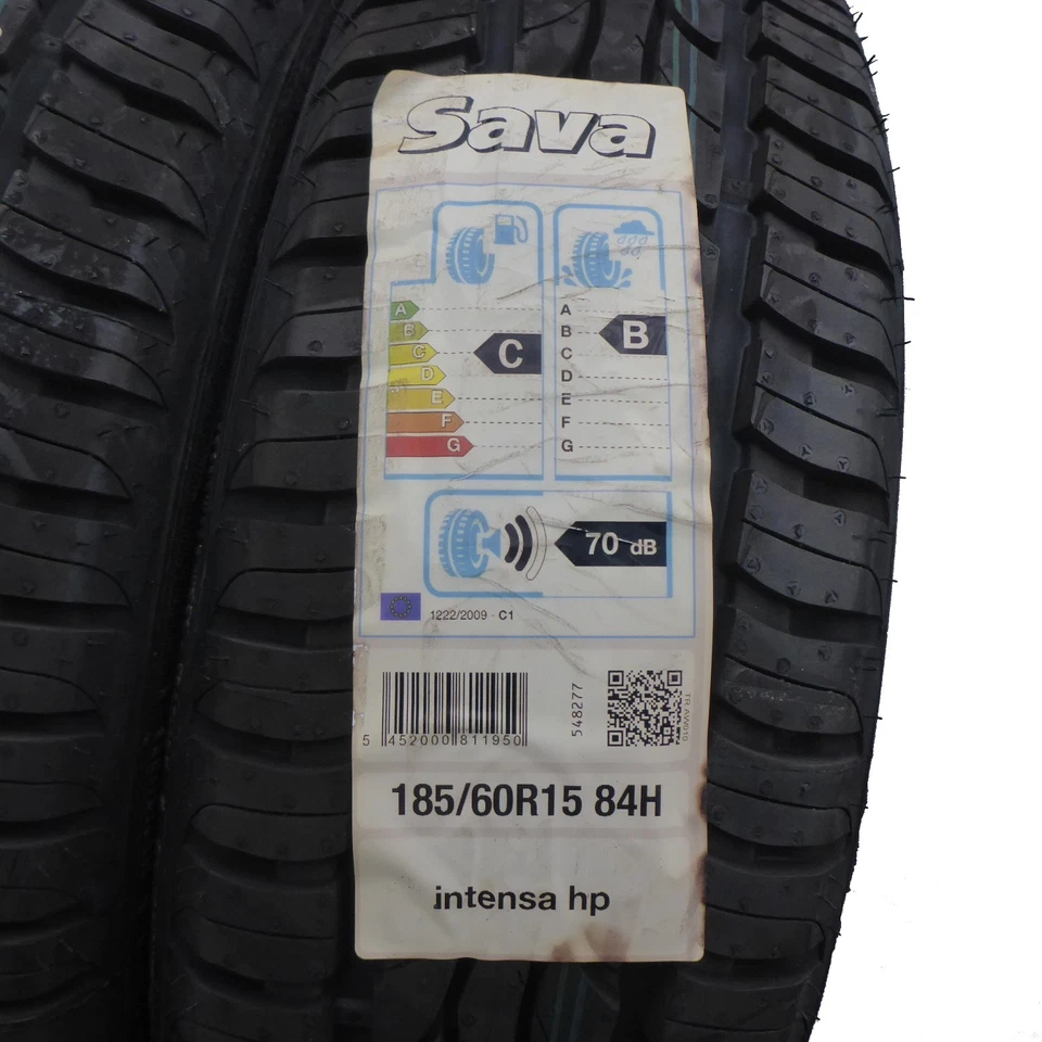2 x SAVA 185/60 R15 84H Intensa HP Sommerreifen 2018 VOLL - Bild 2 von 4