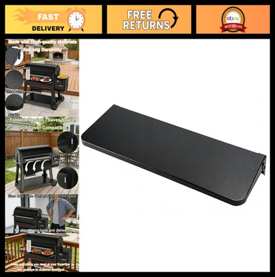 Folding Front Table for 36'' Pellet Grill - Outdoor BBQ Shelf & Prep Station