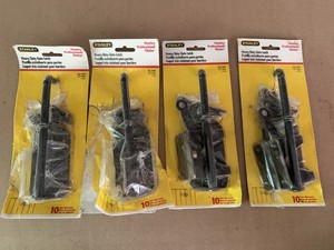 Stanley Heavy Duty Post Latch Gate Hardware Lock Black 2 Unopened 2 Missing Part