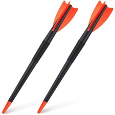 Wettarn 2 Pcs 300 Gram Training Javelin Track and Field Orange, Black