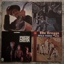 Vinyl LP Lot Of 4- 1960s Dylan Doors Cream Troggs