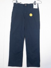 Cat  Jack Straight Navy Blue Boys Uniform Pants Size 10 Adjustable Waist New