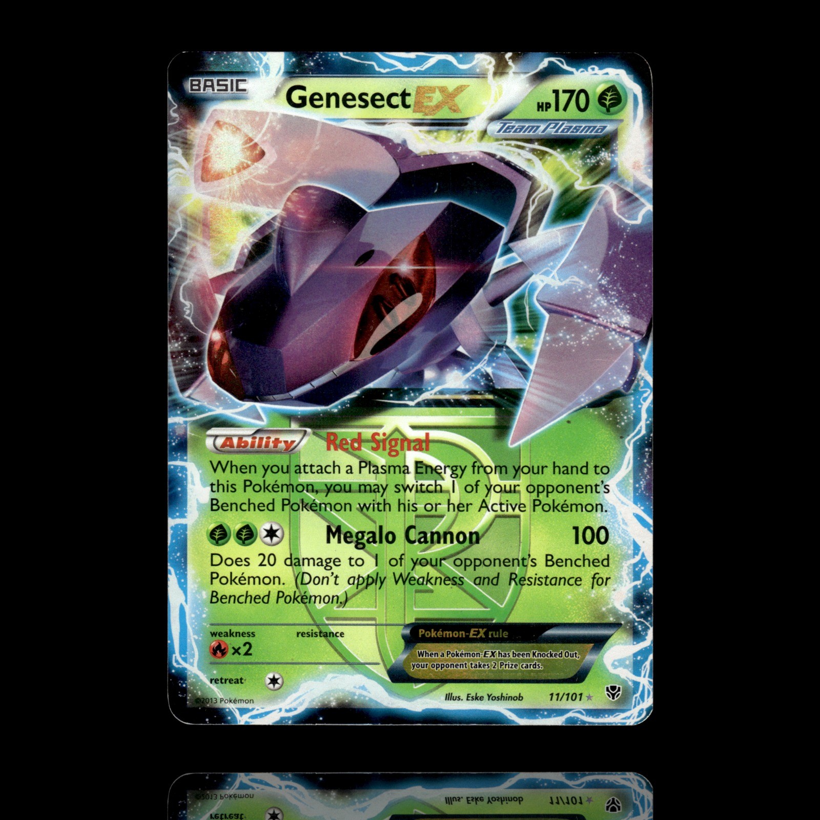 ▸ Genesect EX (Team Plasma) | Plasma Blast | Ultra Rare | 11/101 | NM