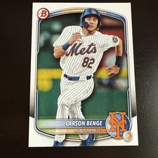 2025 Bowman Prospects Carson Benge #BP-108 New York Mets