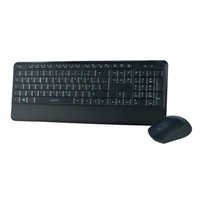 Logilink ID0161 Tastatur Maus Kombination Funk 2.4 Ghz Qwertz 1200 Dpi