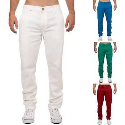 Cipo & Baxx Men's Trousers 5-Pocket Fashionable Plain Modern