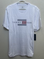 NWT Tommy Hilfiger Crew Neck Short Sleeve T-Shirt Large White