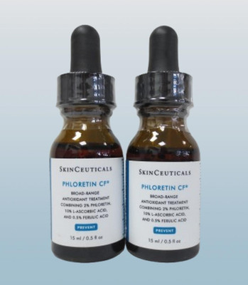 SKINCEUTICALS PHLORETIN CF ANTIOXIDANT TREATMENT 0.5 OZ NWOB & SEALED 2PCS