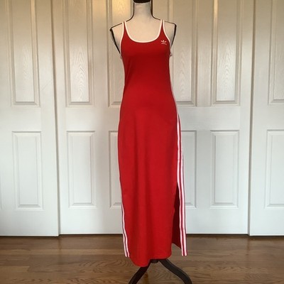 adidas satin maxi dress adidas Premium Satin Dress - Black - JI9619