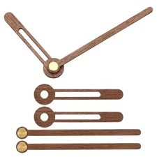 Clock Hands Kit, 3 Set Wooden Mechanism Clock Hand Parts for 10 Inch Clock, C1