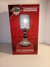2020 Kahn's Cincinnati Reds HOF Induction Marty Brennaman Commemorative Micropho
