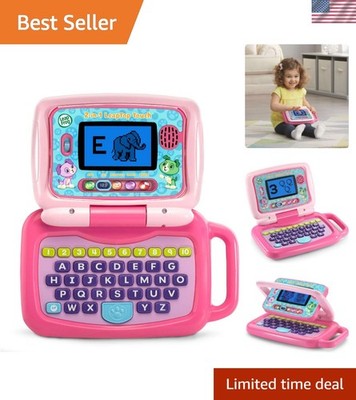 Pink 2-in-1 LeapTop Touch - Engaging Educational Toy for Preschool Learning