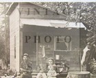 Montana Pioneers Indian Wars Veterans Drinking Real Photo Photograph Postcard — photo 2