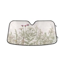 xigua Vintage Colorful Herbs Wild Flowers Floral Car Windshield... USA FAST SHIP