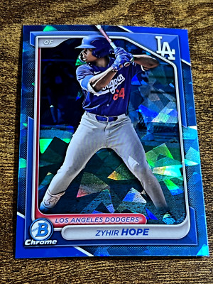 ZYHIR HOPE 2024 Bowman Draft Sapphire #BDC-139 Dodgers Prospect