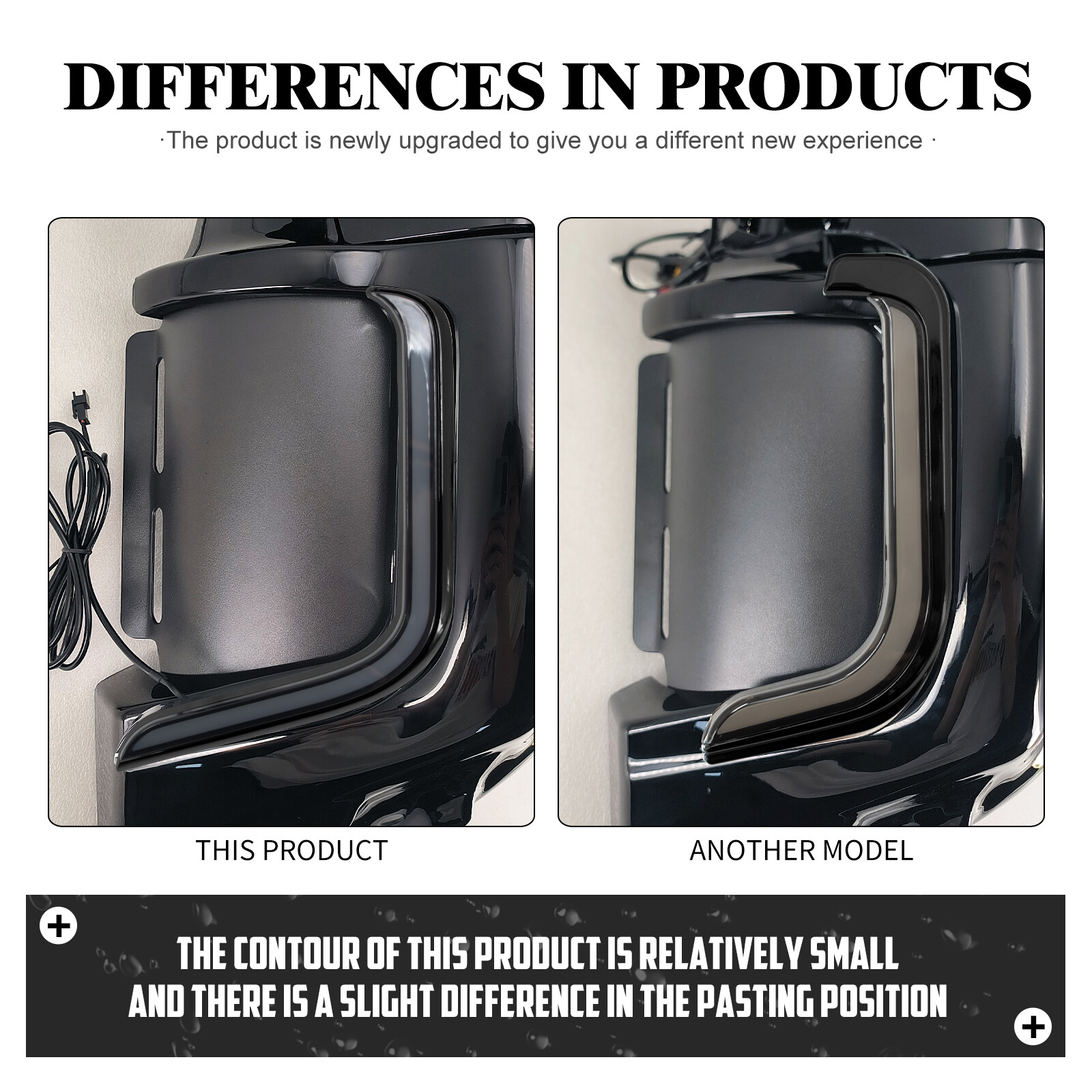 Fairing Lower Grill Turn Signal Running Light Fit For Touring Glide 1996-2013