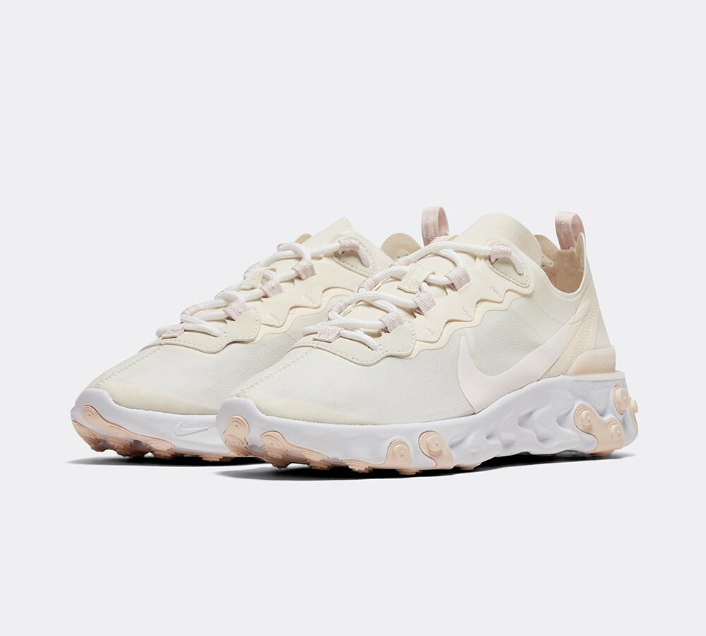 nike react element 55 peach