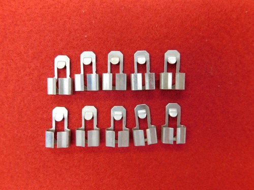 10 NOS 59 60 61 62 63 Ford Mercury Door Lock Control Link Clips #B9AB-6421954-A - Picture 2 of 6